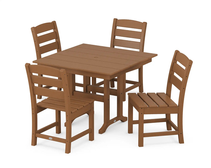 Lakeside 5 Piece Side Chair Farmhouse Dining Set - The Great Escape