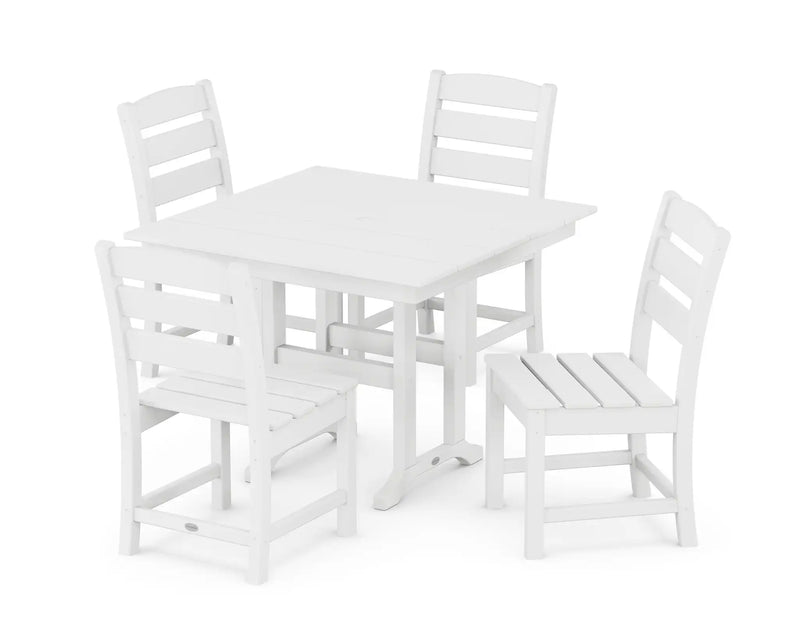 Lakeside 5 Piece Side Chair Farmhouse Dining Set - The Great Escape