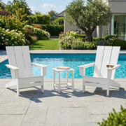 Modern Studio 3 Piece Adirondack Set - The Great Escape