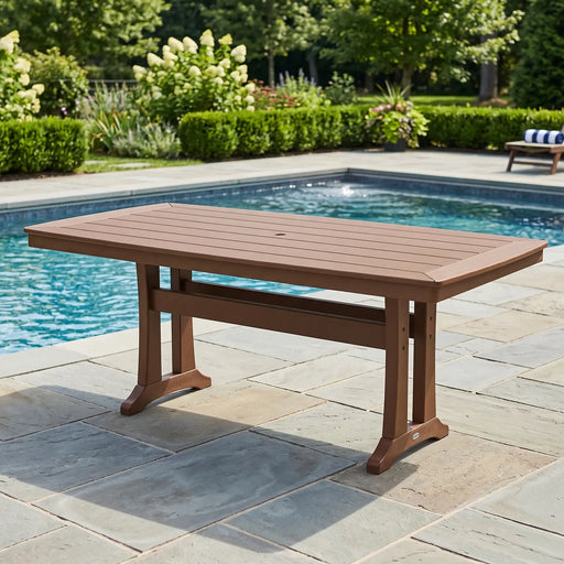 38"x73" Nautical Trestle Dining Table - The Great Escape
