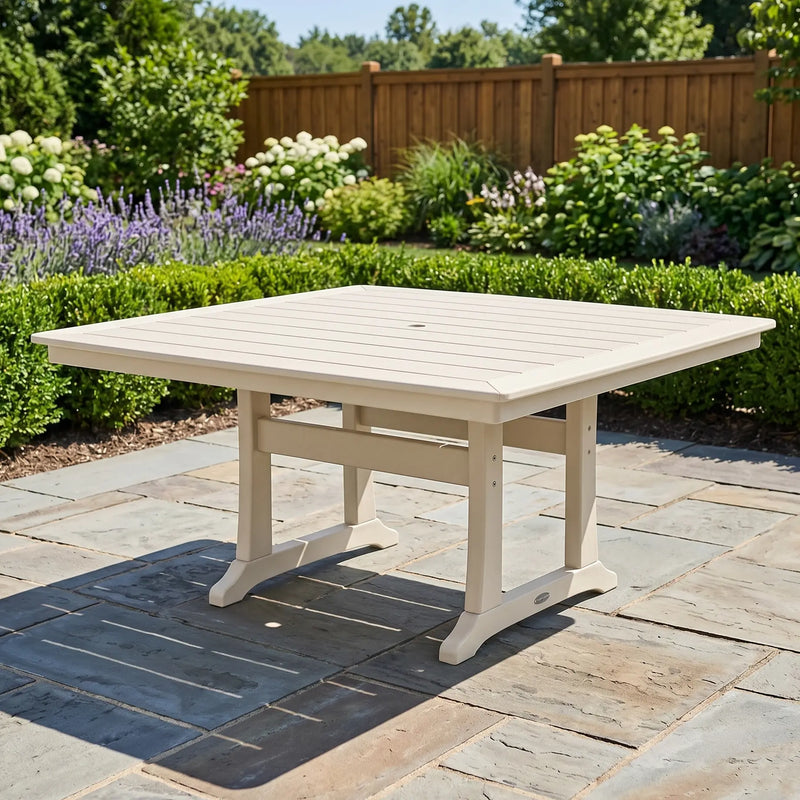 59" Nautical Trestle Dining Table - The Great Escape