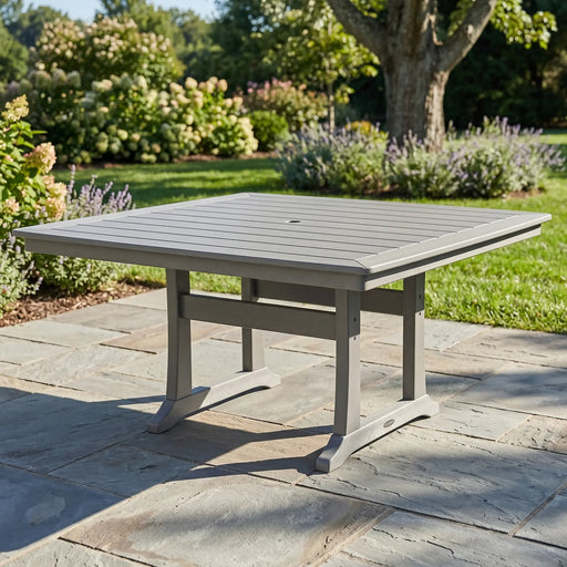 59" Farmhouse Trestle Dining Table - The Great Escape