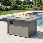 Picture of Rectangle 34"X46" Fire Pit Table in Slate Grey