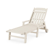 Picture of Country Living Chaise Lounge W/ Arms and Wheels in Sand