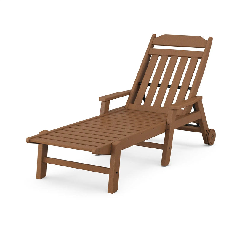 Country Living Chaise Lounge W/ Arms and Wheels - The Great Escape
