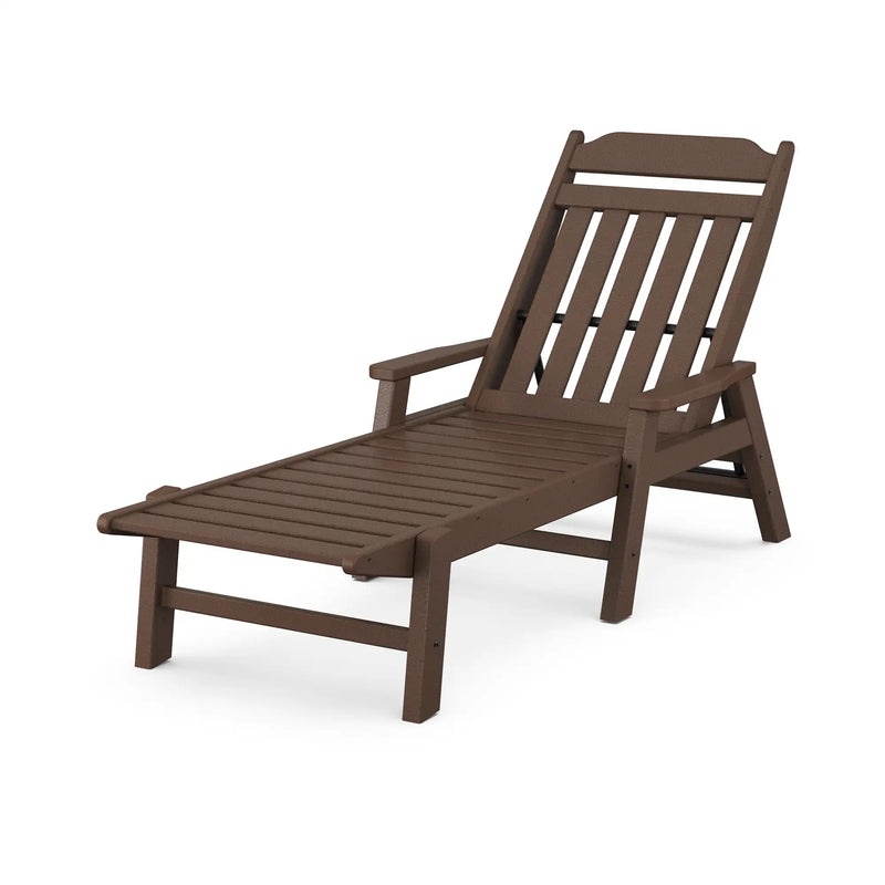 Country Living Chaise Lounge W/ Arms in Sand - The Great Escape