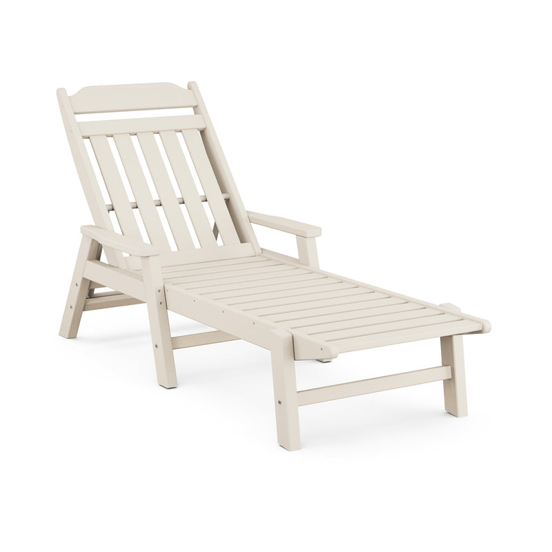 Picture of Country Living Chaise Lounge W/ Arms in Sand