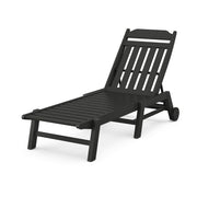 Picture of Country Living Chaise Lounge W/ Wheels in Black