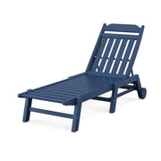 Picture of Country Living Chaise Lounge W/ Wheels in Navy