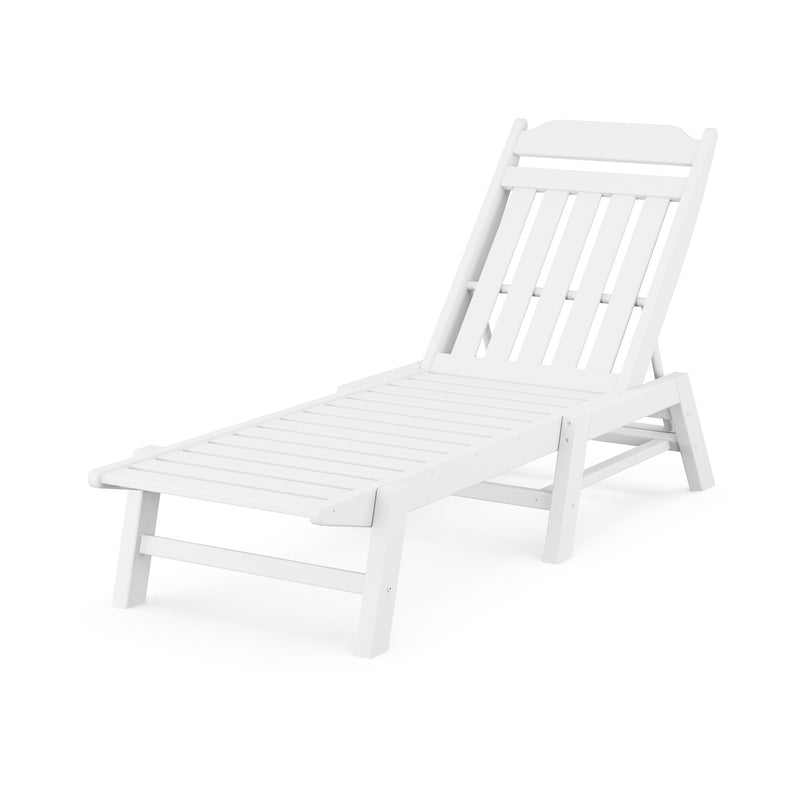 Picture of Country Living Chaise Lounge in White