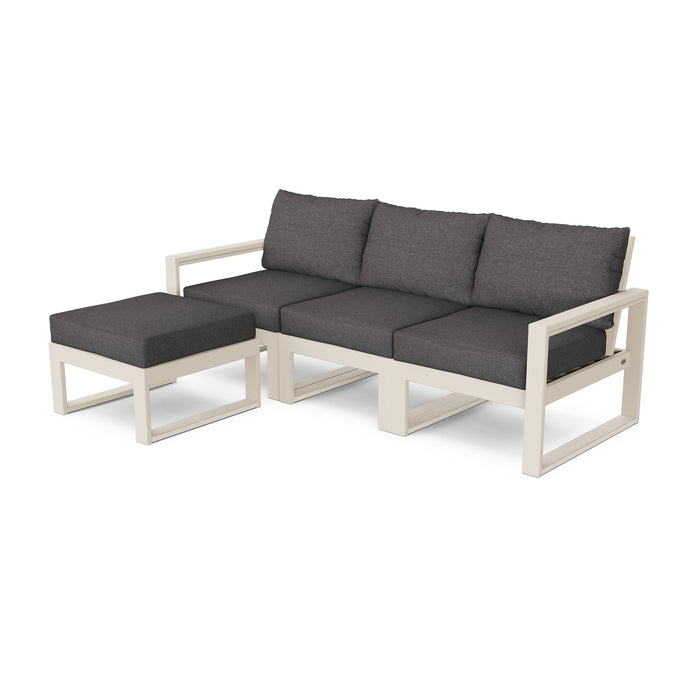 Picture of Edge 4 Piece Modular Seating Set W/ Ottoman in Sand