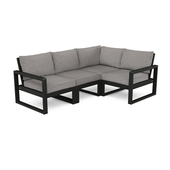 Picture of Edge 4 Piece Modular Seating Set in Black