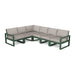 Picture of Edge 6 Piece Modular Seating Set in Green