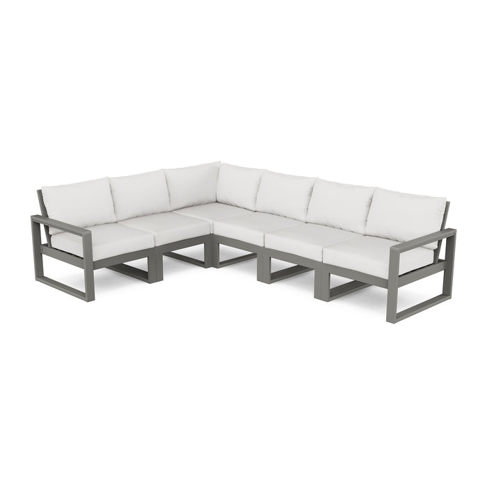 Picture of Edge 6 Piece Modular Seating Set in Slate Grey