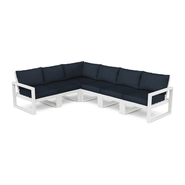 Picture of Edge 6 Piece Modular Seating Set in White