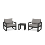 Picture of Edge 3 Piece Sectional Deep Seating Set in Black