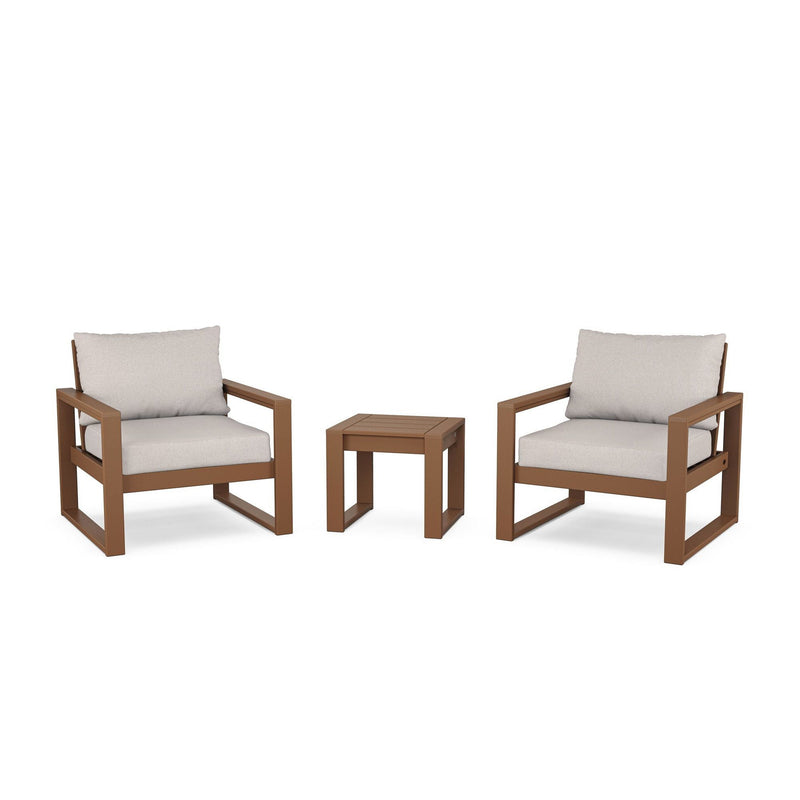 Picture of Edge 3 Piece Sectional Deep Seating Set in Teak