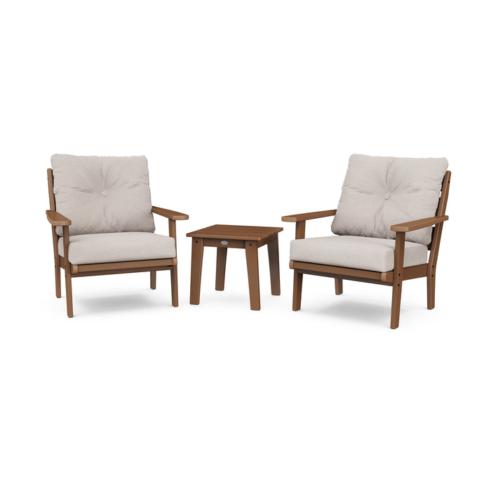 Picture of Lakeside 3 Piece Deep Seating Chair Group in Teak