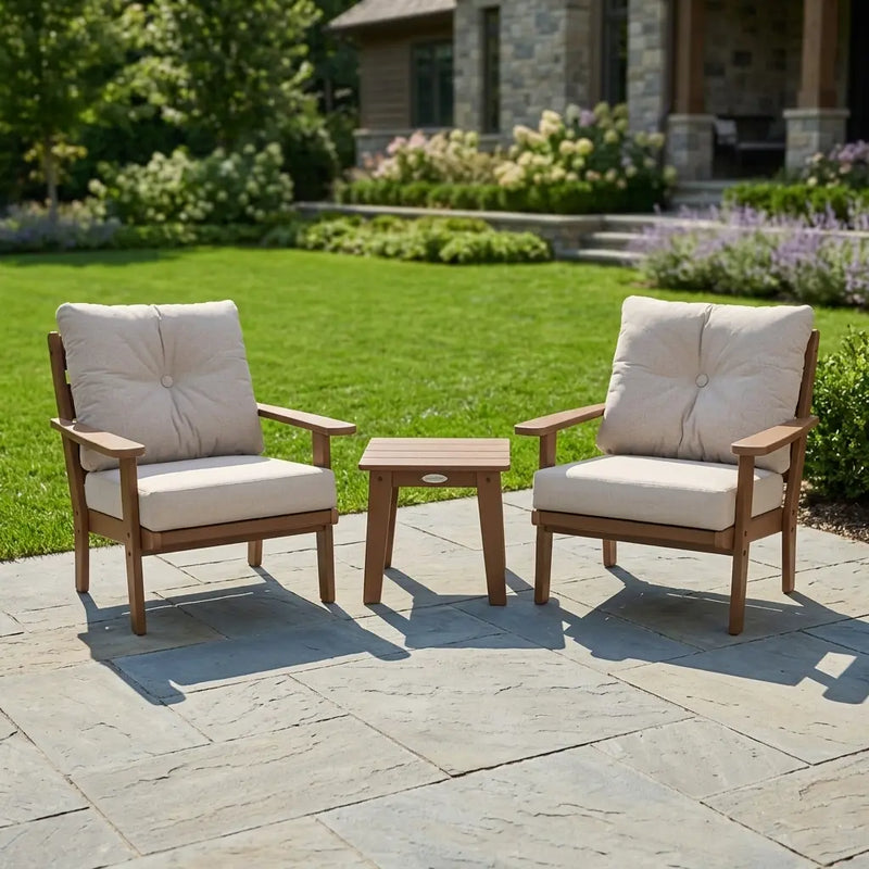 Picture of Lakeside 3 Piece Deep Seating Chair Group in Teak