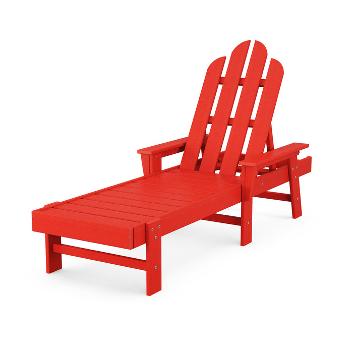 Picture of Long Island Chaise Lounge in Sunset Red