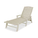 Picture Nautical Chaise Lounge W/ Arms in Sand