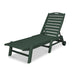 Picture Nautical Chaise Lounge W/ Wheels in Green