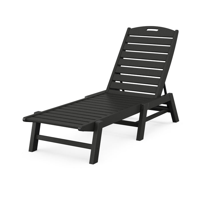 Picture of Nautical Chaise Lounge in Black