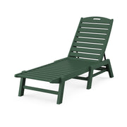 Picture of Nautical Chaise Lounge in Green