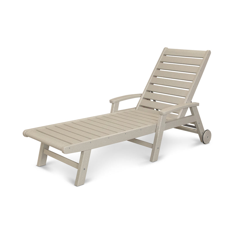 Picture of Signature Chaise Lounge W/ Wheels in Sand