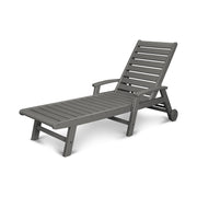 Picture of Signature Chaise Lounge W/ Wheels in Slate Grey