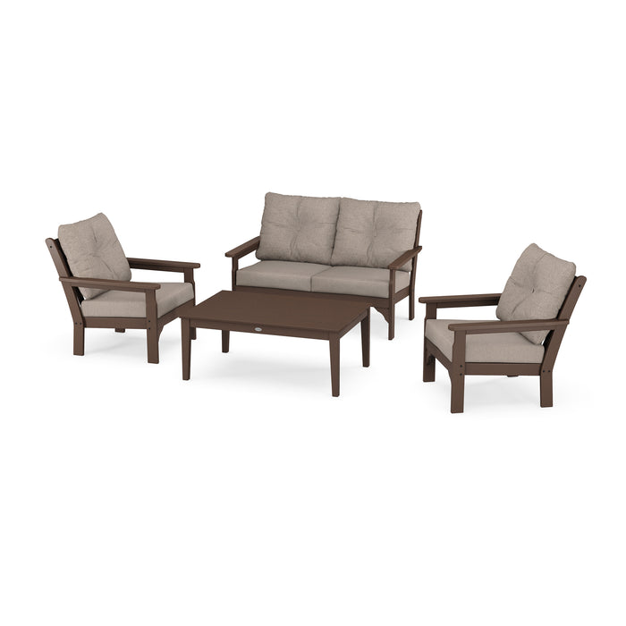 Picture of Vineyard 4 Piece Deep Seating Set in Mahogany