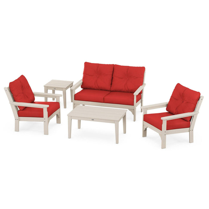 Vineyard 5 Piece Deep Seating Group Seating - The Great Escape