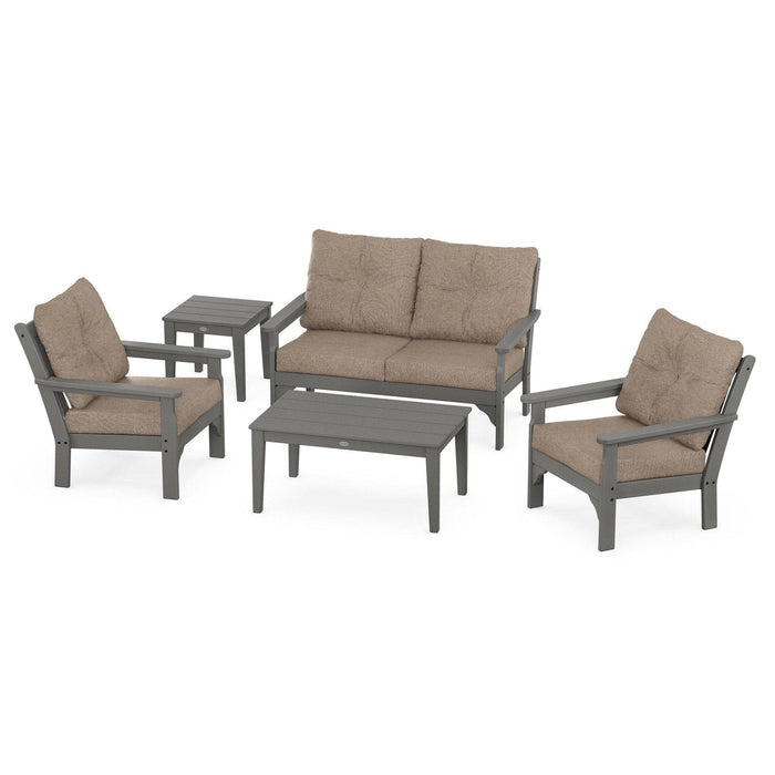 Vineyard 5 Piece Deep Seating Group Seating - The Great Escape