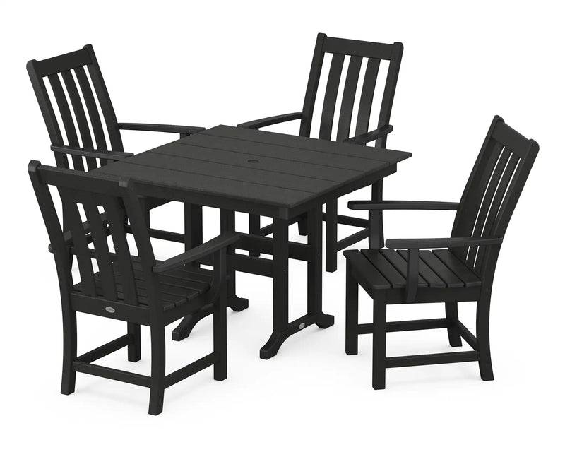 Vineyard 5 Piece Farmhouse Dining Set - The Great Escape