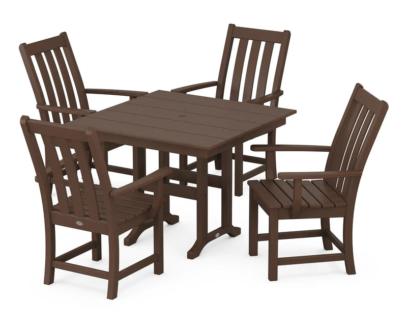 Vineyard 5 Piece Farmhouse Dining Set - The Great Escape