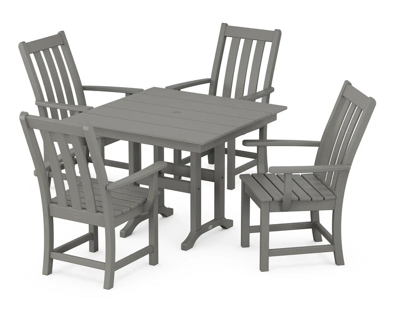 Vineyard 5 Piece Farmhouse Dining Set - The Great Escape