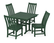 Vineyard 5 Piece Side Chair Farmhouse Dining Set - The Great Escape