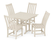 Vineyard 5 Piece Side Chair Farmhouse Dining Set - The Great Escape