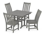 Vineyard 5 Piece Side Chair Farmhouse Dining Set - The Great Escape