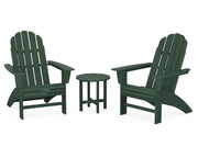 Vineyard 3 Piece Curveback Adirondack Set - The Great Escape