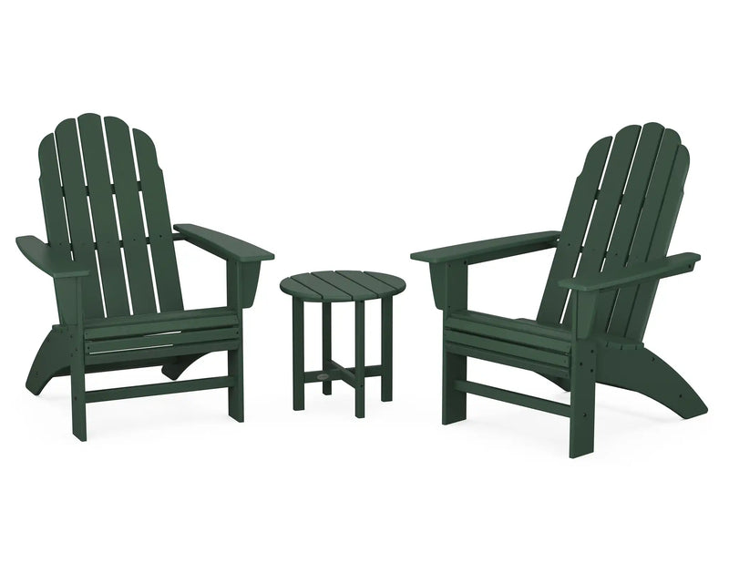 Vineyard 3 Piece Curveback Adirondack Set - The Great Escape