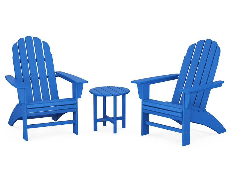 Vineyard 3 Piece Curveback Adirondack Set - The Great Escape
