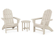 Vineyard 3 Piece Curveback Adirondack Set - The Great Escape