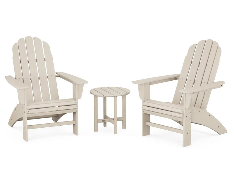 Vineyard 3 Piece Curveback Adirondack Set - The Great Escape