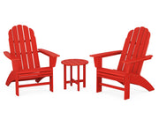 Vineyard 3 Piece Curveback Adirondack Set - The Great Escape
