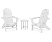 Vineyard 3 Piece Curveback Adirondack Set - The Great Escape