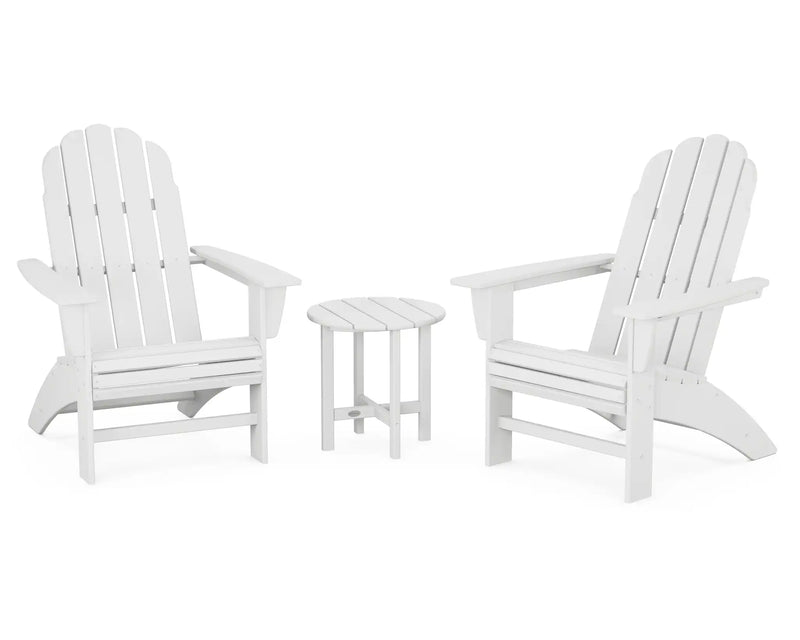 Vineyard 3 Piece Curveback Adirondack Set - The Great Escape