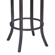Pompano Swivel 26" Counter Stool W/ Arms - Mineral/Brown - The Great Escape