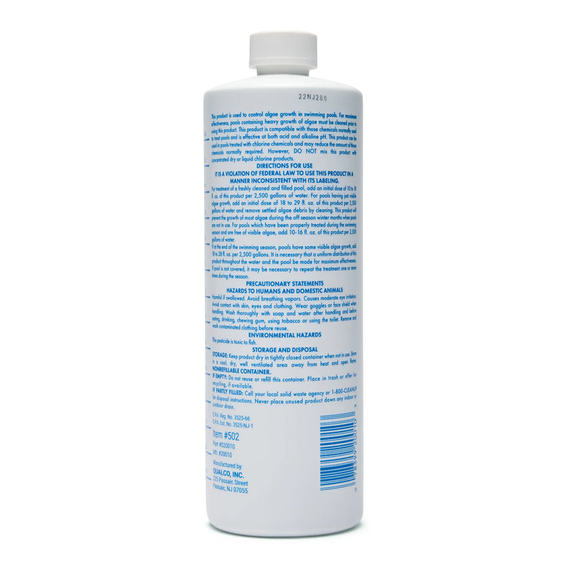 1 Quart Of WATER TRENDS 10% Algae Control - The Great Escape