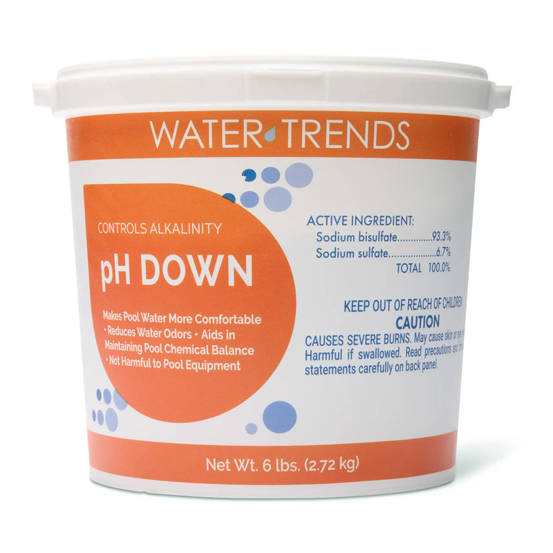 WATER TRENDS pH Down 6 lb Bucket The Great Escape